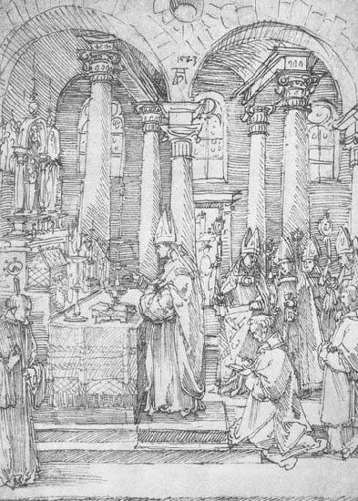 Albrecht Durer Mass oil painting image